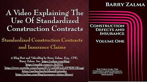 Video Explaining the Use of Standardized Construction Contracts