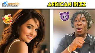 AFRICAN FINDS WIFE ON OMEGLE!!! 😈 | AFICAN RIZZ |