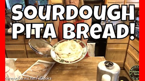 EASY Sourdough Start to Finish | Sourdough Pita Bread