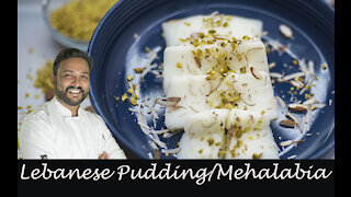 How to make Lebanese Pudding/Mehalabia in under 3 minutes! (Malayalam)