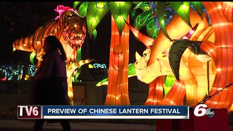 Chinese Lantern Festival brings over 1,000 lights to Indy