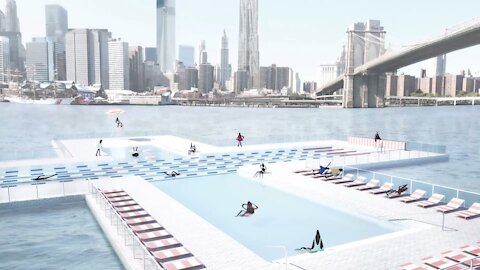 NYC approves East River spot for futuristic floating pool