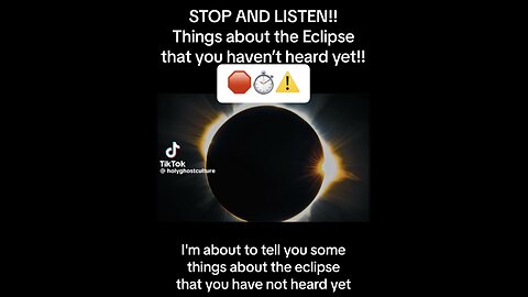 More eclipse facts - History repeats itself
