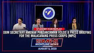 REPLAY: DBM Secretary Amenah Pangandaman holds a press briefing for the MPC | August 3, 2023