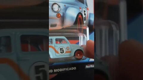 miniatura Fiat 500 Gulf Oil hot wheels #hotwheels #gulfoil #gulf