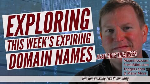 This Week's Expired Domain Names - Apr 24 - Domain To Profit - #143
