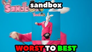 Sad Frosty - sandbox RANKED (WORST TO BEST)