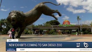 New exhibits coming to SD Zoo