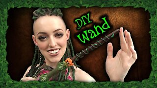 Forest Fairy Wand DIY | Embellishing Draco's Wand (Larp/Cosplay Crafty Tutorial)
