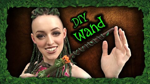 Forest Fairy Wand DIY | Embellishing Draco's Wand (Larp/Cosplay Crafty Tutorial)