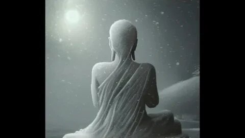 10 Minutes Meditation - Buddha in Snow (Breath Work Ambient)