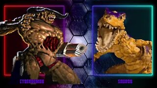 Mugen: Cyberdemon vs Sauron (Primal Rage)