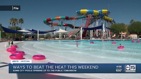 Some city pools opening to the public for Memorial Day weekend