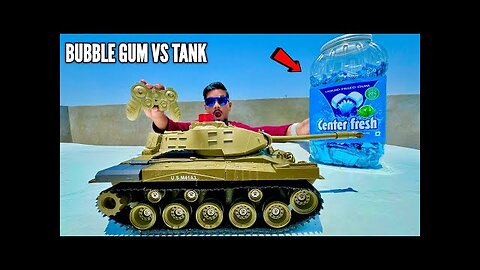 RC Fighter Military Tank Vs Bubblegum Track - Chatpat toy TV