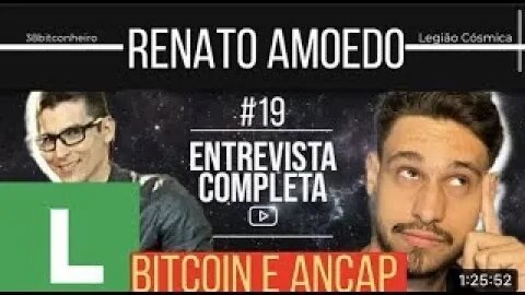 LIVE APAGADA | LEGIÃO CÓSMICA PIROU OUVIDO RENATO AMOEDO - Base Bitcoin