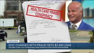 Doctor charged with fraud gets $2.6 million load