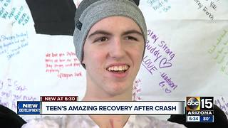 Valley teen home, recovering after serious injury crash