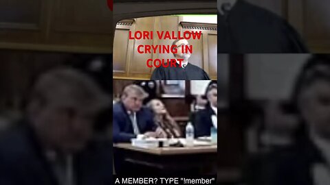 Lori Vallow Cries During Kay Woodcock Victim Statement #lorivallow #lorivallowdaybell