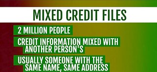 Mixed credit files