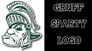 MICHIGAN STATE GRUFF SPARTY LOGO CARVED IN WOOD!