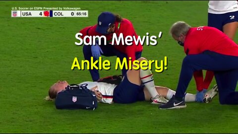 Sam Mewis' Ankle Misery! #femalesportsheroes #uswnt #ncaawomensoccer #ankleinjury #femaleankleinjury