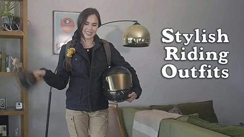 Look cute & commute || Styling Women's Motorcycle Gear
