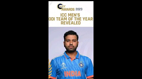 ICC ODI टीम की मिली रोहित को कप्तानी,इंडिया के 6 खिलाड़ी हुए सेलेक्ट!#bcci #icc #india #indianvlog