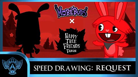 Speed Drawing Request: Happy Tree Friends Fanon - Ashy | Mobebuds Style (Ashy aka HTF Legacy)