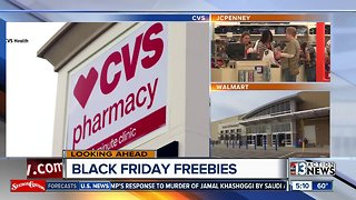 Freebies at stores before Black Friday