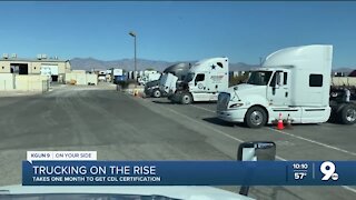 Trucking industry booming during pandemic