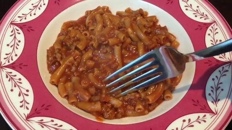 Cooking and taste test of Chili Mac by Wise Company