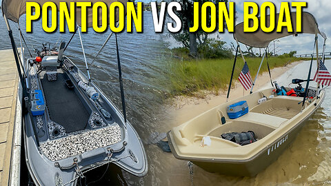 Plastic Pontoon vs Jon Boats | Tiny Boat Showdown!