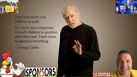 GEORGE CARLIN: QUESTION EVERYTHING! (YOUR WHOLE LIFE IS A LIE)