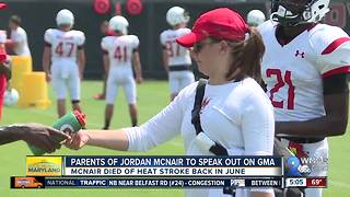 PARENTS OF JORDAN MCNAIR TO SPEAK OUT ON GMA
