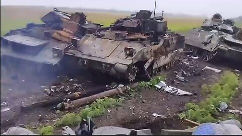 Impacto de un ATGM ruso contra un vehículo Bradley de la OTAN/Ucrania en dirección Orekhovsky