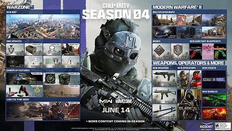 Season 4 Road Map MWII & Warzone - #shorts