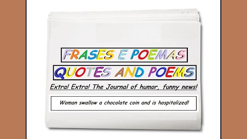 Funny news: Woman swallow a chocolate coin and is hospitalized! [Quotes and Poems]