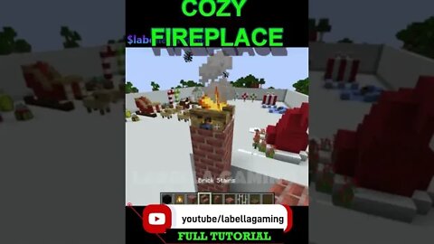 Minecraft: Cozy Fireplace