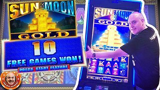 🌞 NEVER BEFORE SEEN! 🌙$30 Bets on Sun & Moon Gold Slots! 🎰 Jackpot Time!