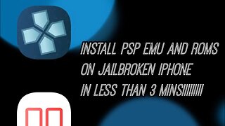 How to Install PSP Emu and Games on Jailbroken iPhone!! (2023)