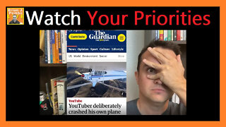 Watch Your Priorities ✈️ (YouTuber Crashes Plane)