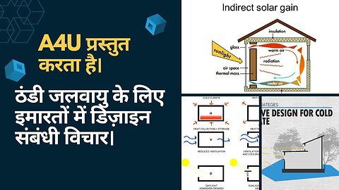 ठंडी जलवायु के लिए इमारतों में डिज़ाइन संबंधी विचार।#NaturalVentilation, #roof #form