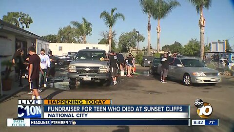 Fundraiser for teen who died at Sunset Cliffs