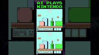AI Plays Nintendo: Is Playfun Random? (Super Mario Bros. 3 Preview!) | #Shorts