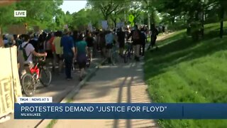 Protesters demand justice for George Floyd