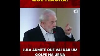 Lula disse que daria um GOLPE e que Bolsonaro teria que aceitar calminho