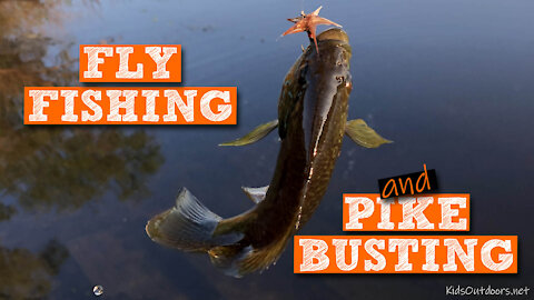 S1:E14 First Fly Fishing Catch and our Northern Pike Hotspot | Kids Outdoors