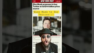 Elon Musk To Buy Twitter….FINALLY! New Report!