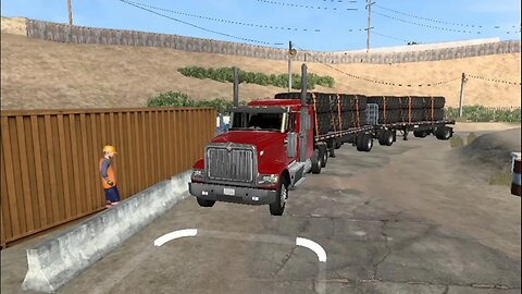 Moving Big Tires To The Destination In American Truck Simulator - Full job