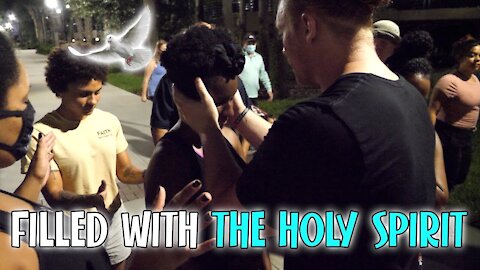 They weren't expecting to be filled with the Holy Ghost!!!